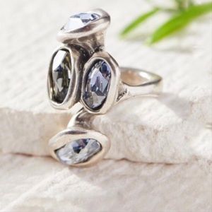 UNOde50 | BREAKFAST WITH LOVERS Swarovski Ring NWT